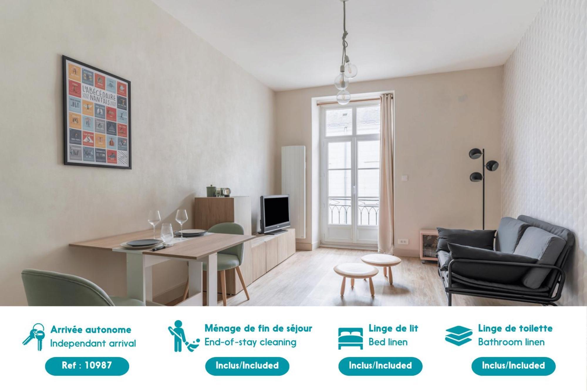 Appartement Confortable Au Coeur De Nantes Eksteriør bilde